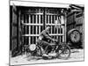 Billy Hollowell on a Norton Ohv Motorbike, 1922-null-Mounted Photographic Print