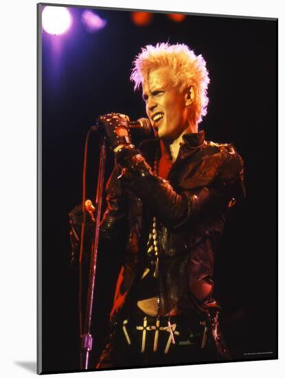 Billy Idol - Flesh for Fantasy '84-null-Mounted Poster