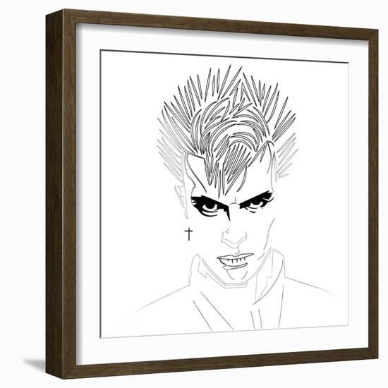 Billy Idol-Logan Huxley-Framed Art Print