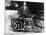 Billy Jones with an Ajs Motorbike, 1914-null-Mounted Photographic Print