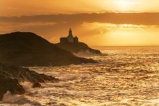 Mumbles Lighthouse, Bracelet Bay, Gower, Swansea, Wales, United Kingdom, Europe-Billy-Photographic Print