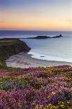 Mumbles Lighthouse, Bracelet Bay, Gower, Swansea, Wales, United Kingdom, Europe-Billy-Photographic Print
