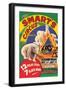 Billy Smart's New World Circus and Menagerie: 12 Polar Bears, 7 Black Bears-null-Framed Art Print