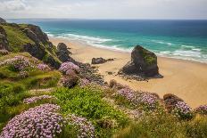 Bedruthan Steps, Newquay, Cornwall, England, United Kingdom-Billy Stock-Photographic Print