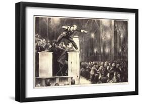 Billy Sunday, 1923-George Wesley Bellows-Framed Giclee Print