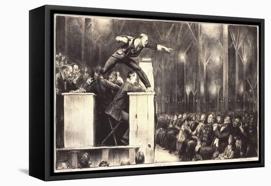 Billy Sunday, 1923-George Wesley Bellows-Framed Stretched Canvas