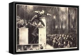 Billy Sunday, 1923-George Wesley Bellows-Framed Stretched Canvas