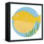 Billy the Blowfish-Erica J. Vess-Framed Stretched Canvas