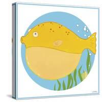 Billy the Blowfish-Erica J. Vess-Stretched Canvas