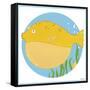 Billy the Blowfish-Erica J. Vess-Framed Stretched Canvas