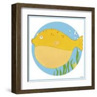 Billy the Blowfish-Erica J. Vess-Framed Art Print