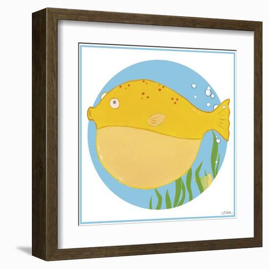 Billy the Blowfish-Erica J. Vess-Framed Art Print