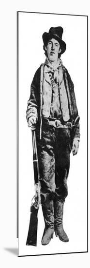Billy the Kid, American Gunman and Outlaw, C1877-1881-null-Mounted Giclee Print