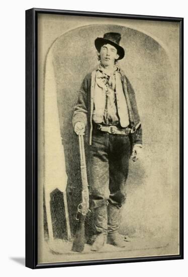 Billy the Kid Murdered 22 Men before He Was Killed at Age 21-null-Framed Art Print