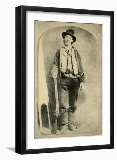 Billy the Kid Murdered 22 Men before He Was Killed at Age 21-null-Framed Art Print