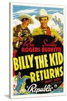 Billy The Kid Returns, Smiley Burnette, Roy Rogers, 1938-null-Stretched Canvas