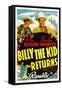 Billy The Kid Returns, Smiley Burnette, Roy Rogers, 1938-null-Framed Stretched Canvas