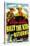 Billy The Kid Returns, Smiley Burnette, Roy Rogers, 1938-null-Stretched Canvas
