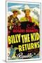 Billy The Kid Returns, Smiley Burnette, Roy Rogers, 1938-null-Mounted Art Print