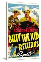 Billy The Kid Returns, Smiley Burnette, Roy Rogers, 1938-null-Stretched Canvas