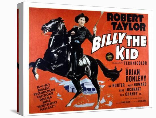 Billy the Kid, Robert Taylor, 1941-null-Stretched Canvas