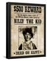 Billy The Kid Western Wanted-null-Framed Poster