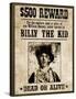 Billy The Kid Western Wanted-null-Framed Poster