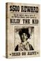 Billy The Kid Western Wanted-null-Stretched Canvas