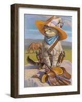 Billy The Kid-Bryan Moon-Framed Art Print