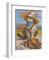 Billy The Kid-Bryan Moon-Framed Art Print