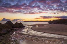 Pennard Pill, Overlooking Three Cliffs Bay, Gower, Wales, United Kingdom, Europe-Billy-Photographic Print