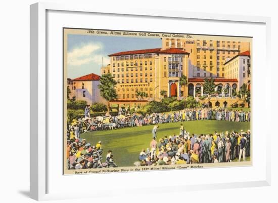 Biltmore Golf Course, Coral Gables, Florida-null-Framed Art Print