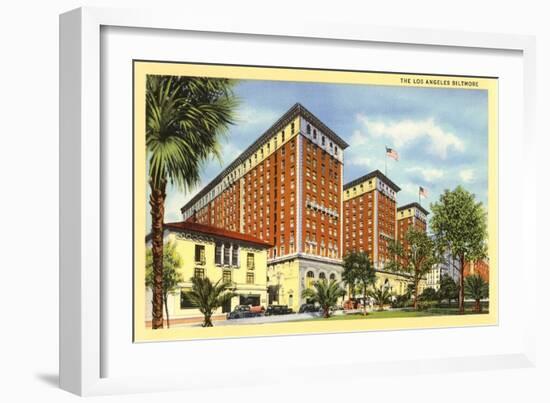 Biltmore Hotel, Los Angeles, California-null-Framed Art Print