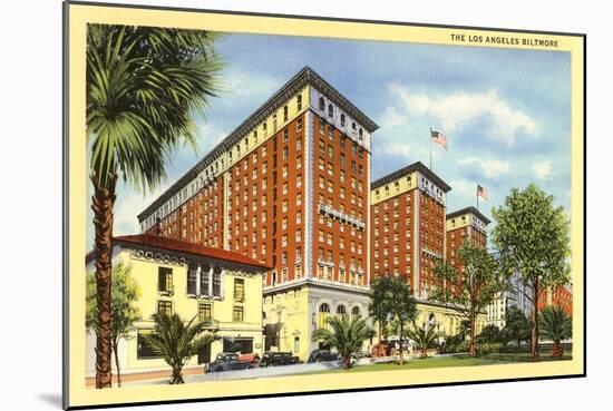 Biltmore Hotel, Los Angeles, California-null-Mounted Art Print