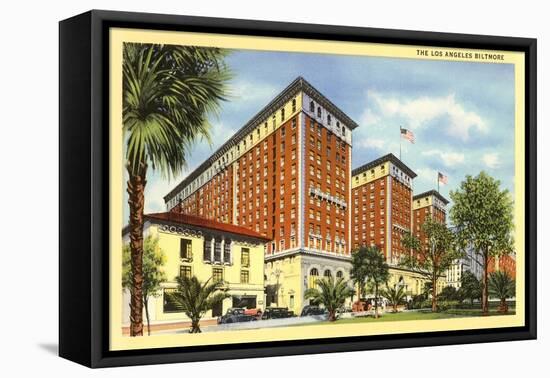 Biltmore Hotel, Los Angeles, California-null-Framed Stretched Canvas