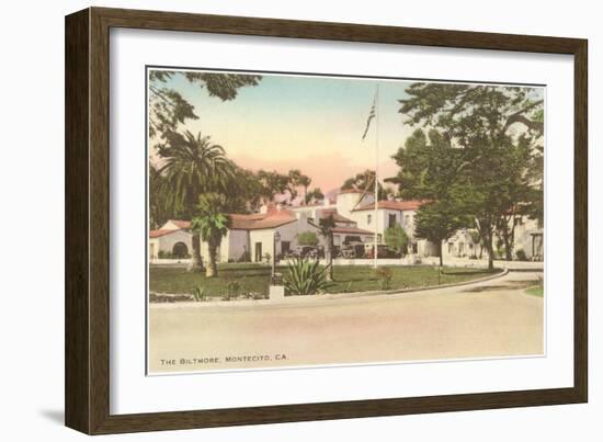 Biltmore Hotel, Montecito, Santa Barbara, California-null-Framed Art Print