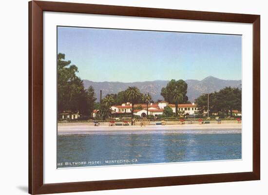 Biltmore Hotel, Santa Barbara, California-null-Framed Art Print