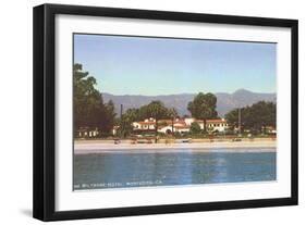 Biltmore Hotel, Santa Barbara, California-null-Framed Art Print