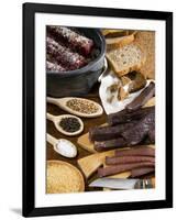 Biltong, Dried and Salted Meat from South Africa, Africa-Tondini Nico-Framed Photographic Print