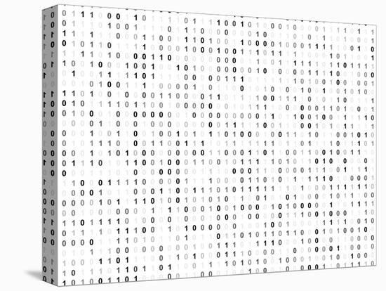 Binary Code Screen-iunewind-Stretched Canvas