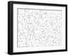 Binary Code Screen-iunewind-Framed Art Print