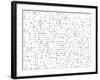 Binary Code Screen-iunewind-Framed Art Print