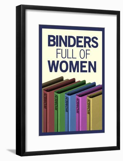 Binders Full of Women-null-Framed Poster