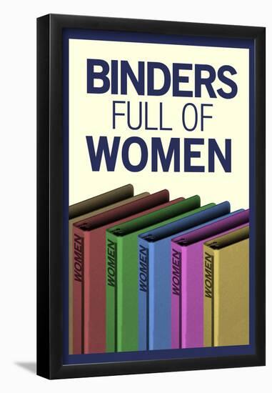 Binders Full of Women-null-Framed Poster