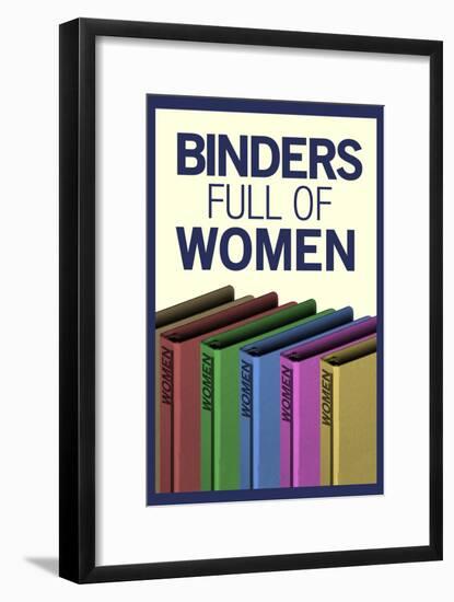 Binders Full of Women-null-Framed Poster