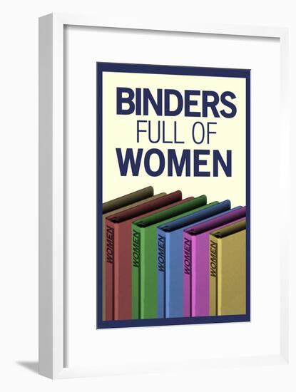 Binders Full of Women-null-Framed Poster
