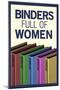 Binders Full of Women-null-Mounted Poster