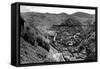 Bingham Canyon, Utah, Aerial View of a Copper Mine-Lantern Press-Framed Stretched Canvas