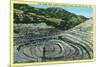 Bingham County, Utah, Aerial View of a Utah Copper Mine near Salt Lake City-Lantern Press-Mounted Art Print