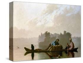 Bingham: Fur Traders, 1845-George Caleb Bingham-Stretched Canvas